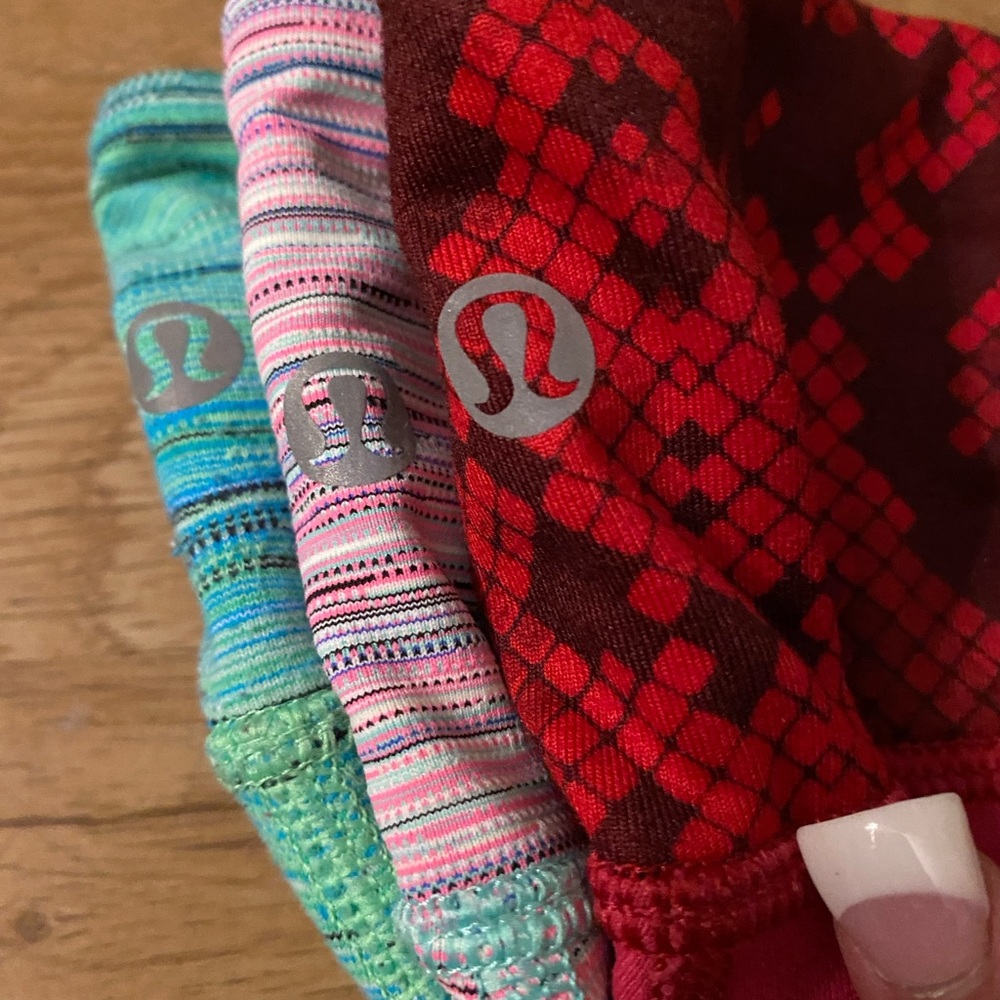 lululemon athletica Blue and Gray Leggings